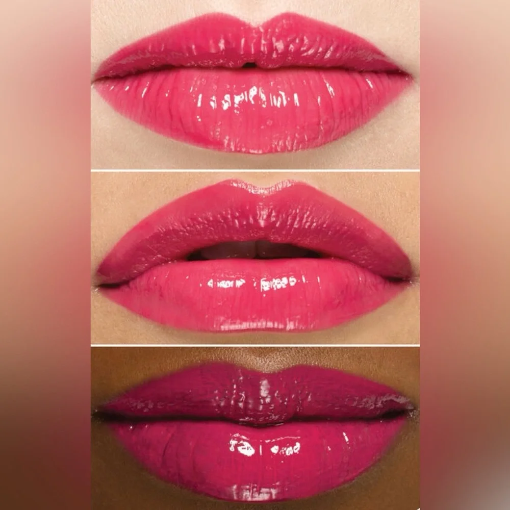 NWT Mary Kay Unlimited Lip Gloss PINK FUSION Cream Finish Shine Vibrant Color